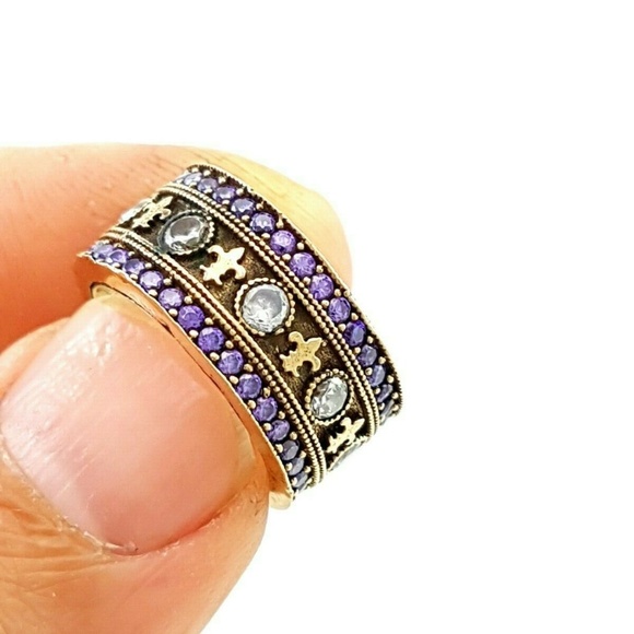 Turkish Handmade Amethyst .925 Ring Size 4 Jewelry - Turkish Handmade Amethyst .925 Ring Size 4